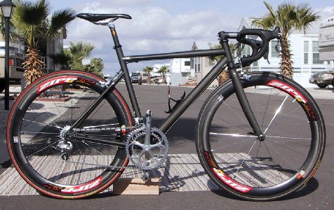 airborne zeppelin titanium road bike